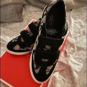 Coach sneakers gently used sz 8
